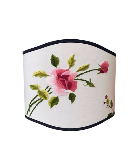 Paralume ricamo fiore "Collezione Lampi"
